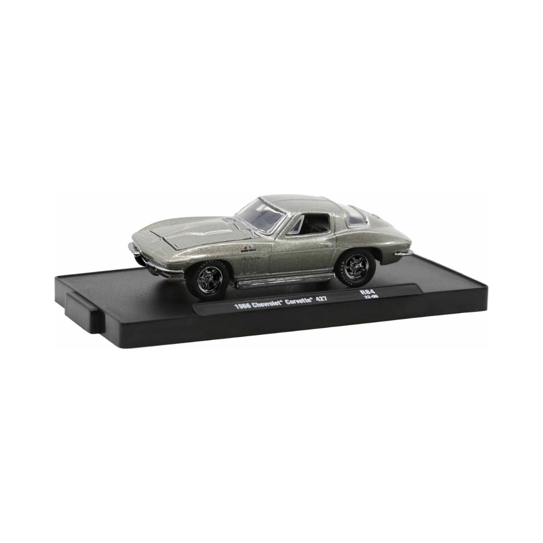 1966 Chevrolet Corvette 427 – Silver (Chrome Rims, '66 Chevy Vette C2)