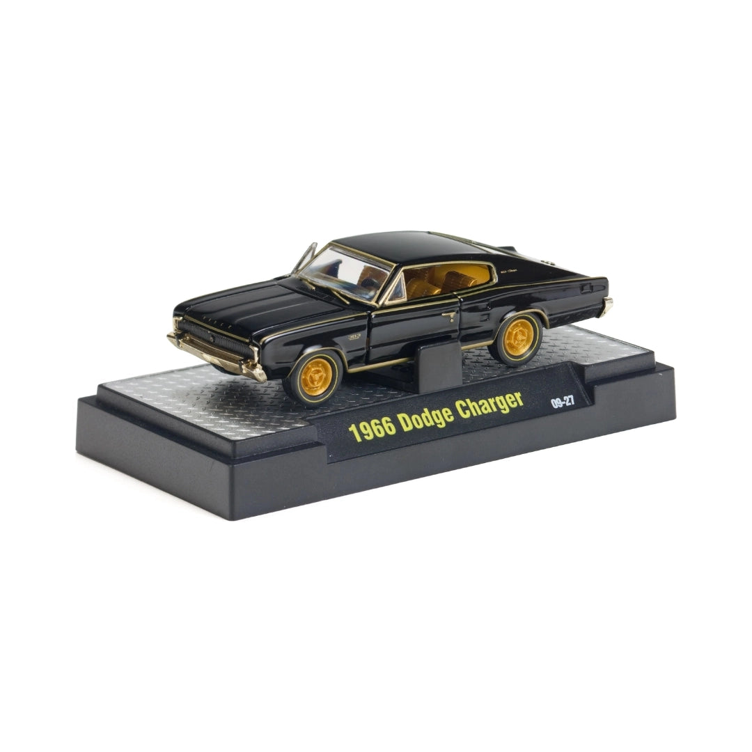 1966 Dodge Charger - Black/Gold (Detroit-Muscle Release 07, Chase)