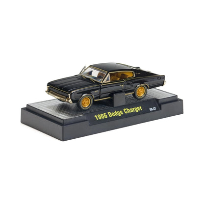 1966 Dodge Charger - Black/Gold (Detroit-Muscle Release 07, Chase)
