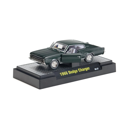 1966 Dodge Charger - Dark Green (Detroit-Muscle Release 07)