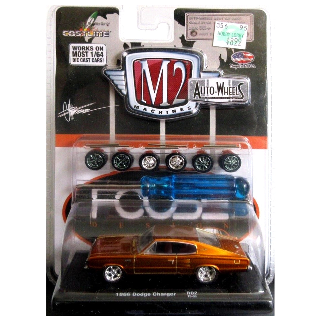 1966 Dodge Charger - Orange (Auto-Wheels Release 02, Foose Design Chase)