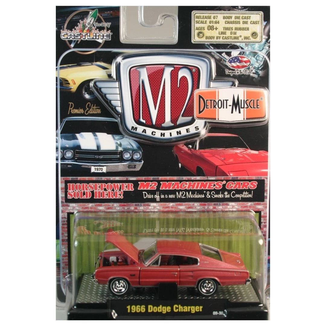 1966 Dodge Charger - Pink (Detroit-Muscle Release 07)