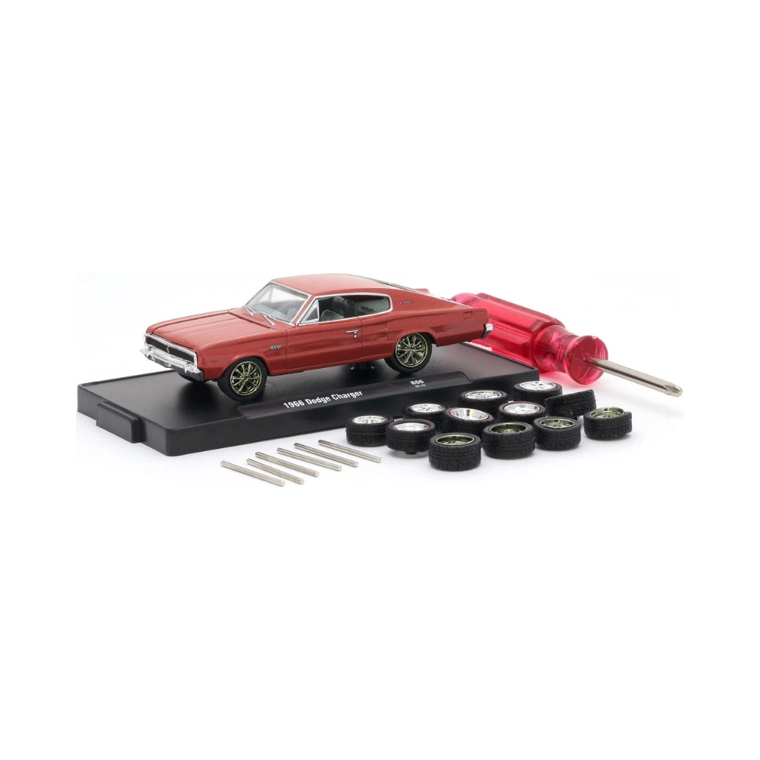 1966 Dodge Charger - Red (Auto-Wheels Release 06, Chip Foose Design)