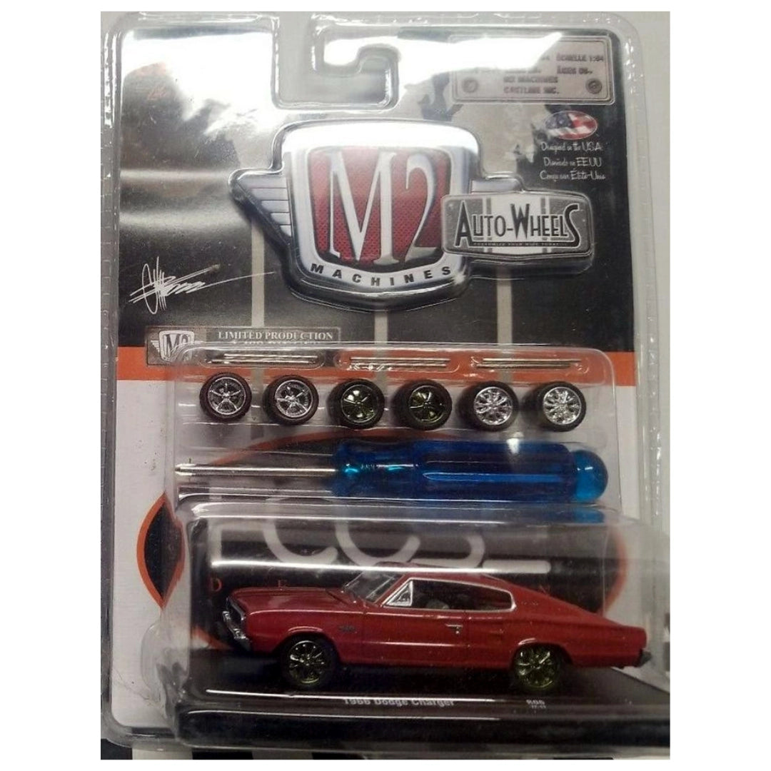 1966 Dodge Charger - Red (Auto-Wheels Release 06, Chip Foose Design)