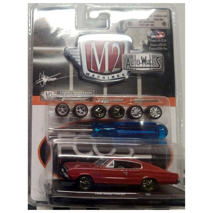 1966 Dodge Charger - Red (Auto-Wheels Release 06, Chip Foose Design)