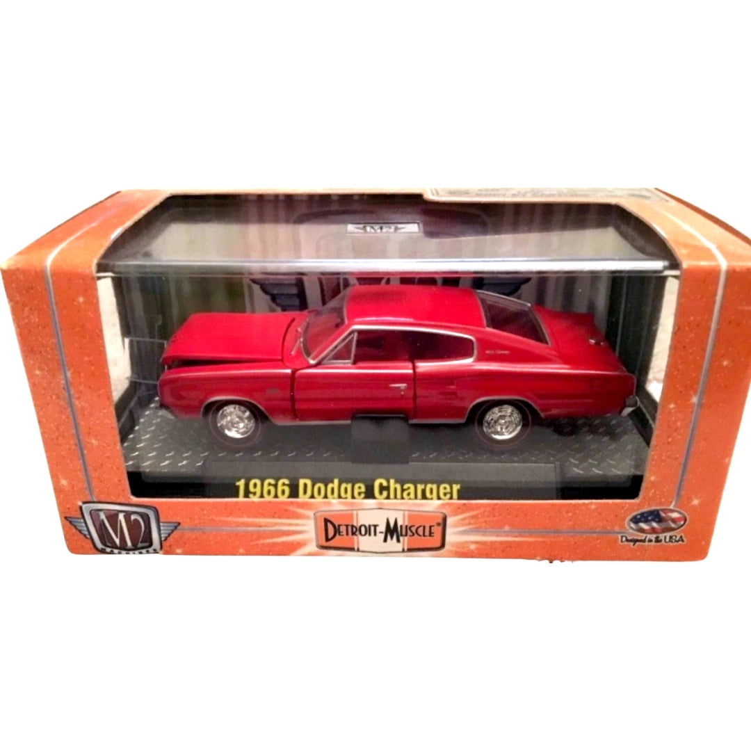 1966 Dodge Charger - Red (Box, Detroit-Muscle)