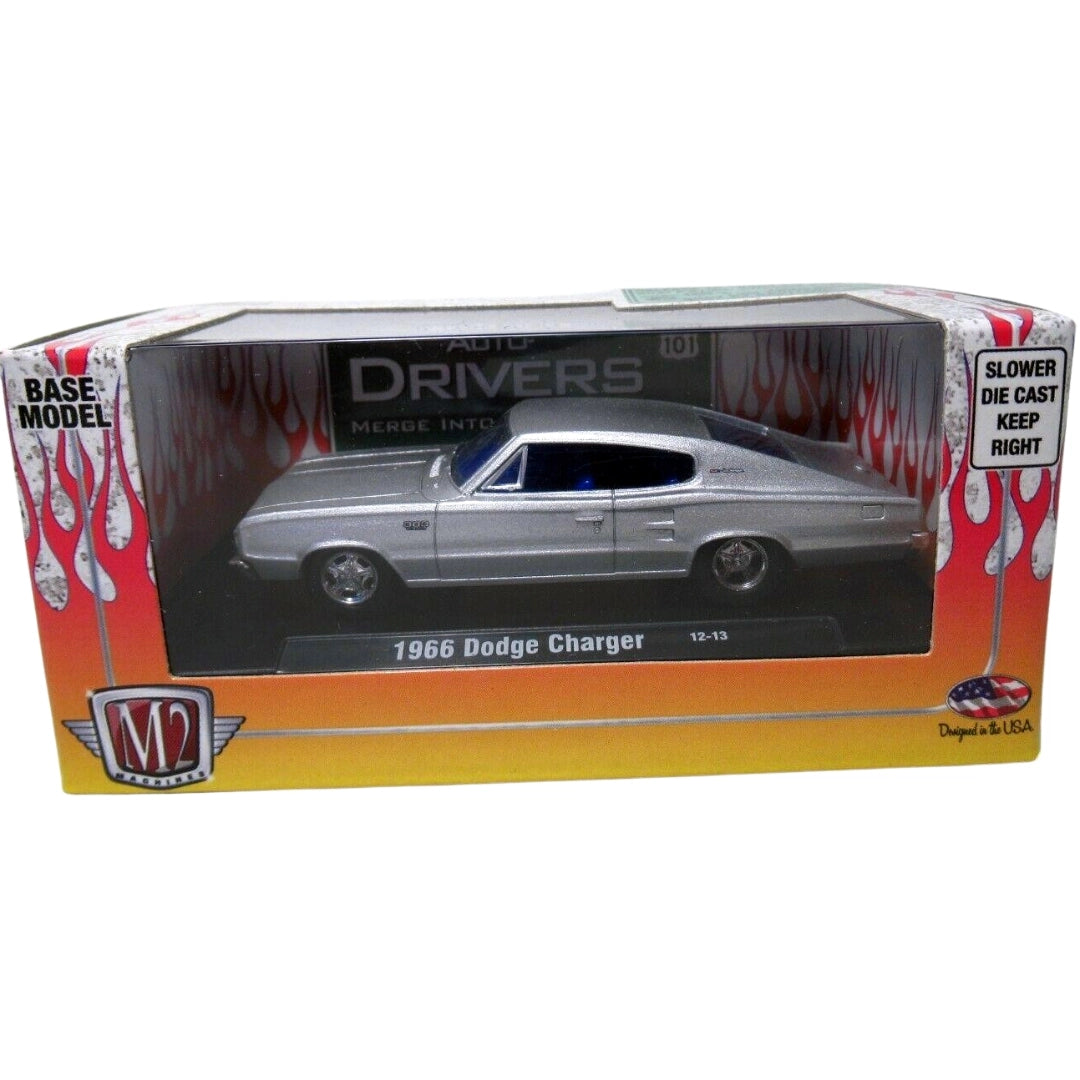 1966 Dodge Charger - Silver (Auto-Drivers / Boxed Version)