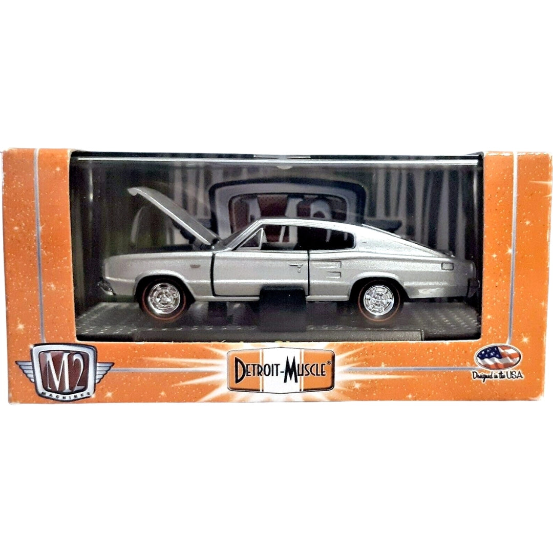 1966 Dodge Charger - Silver (Box, Detroit-Muscle)