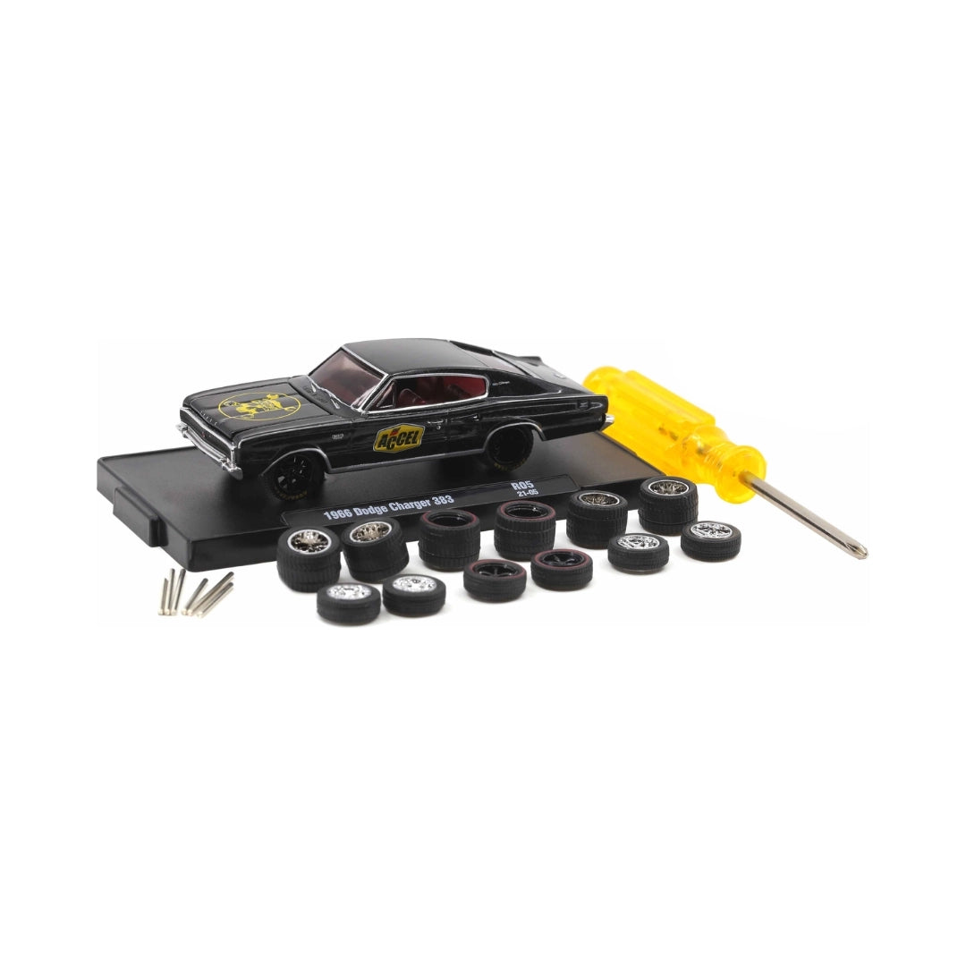 1966 Dodge Charger 383 - Black (Auto-Wheels / Accel Ignition / Tool Kit)