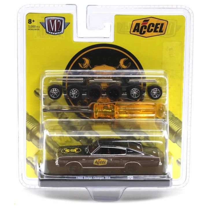 1966 Dodge Charger 383 - Black (Auto-Wheels / Accel Ignition / Tool Kit)