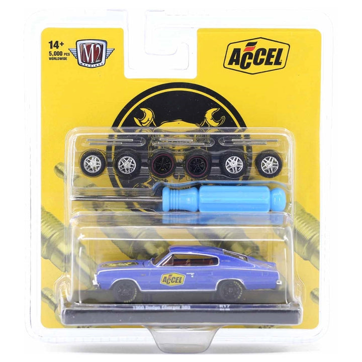 1966 Dodge Charger 383 - Blue (Auto-Wheels / Accel Ignition / Tool Kit)