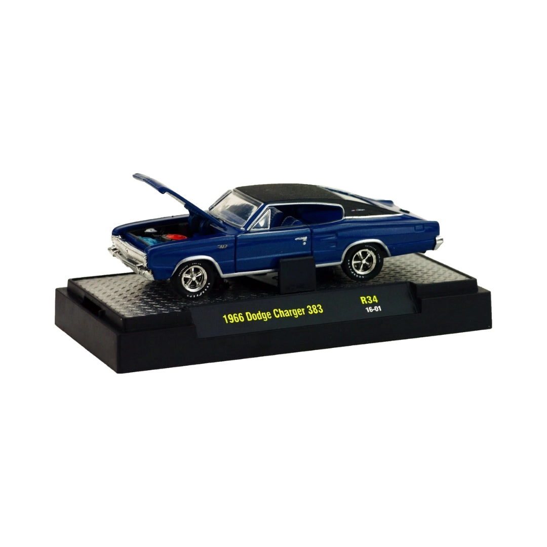 1966 Dodge Charger 383 - Blue (Detroit-Muscle Release 34)