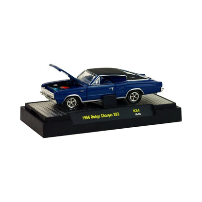 1966 Dodge Charger 383 - Blue (Detroit-Muscle Release 34)