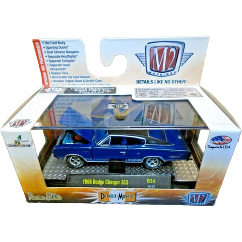 1966 Dodge Charger 383 - Blue (Detroit-Muscle Release 34)