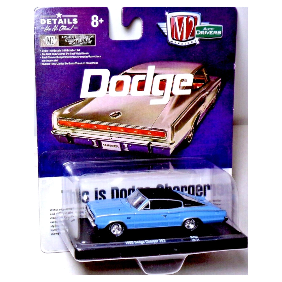1966 Dodge Charger 383 - Light Blue (Auto-Drivers)