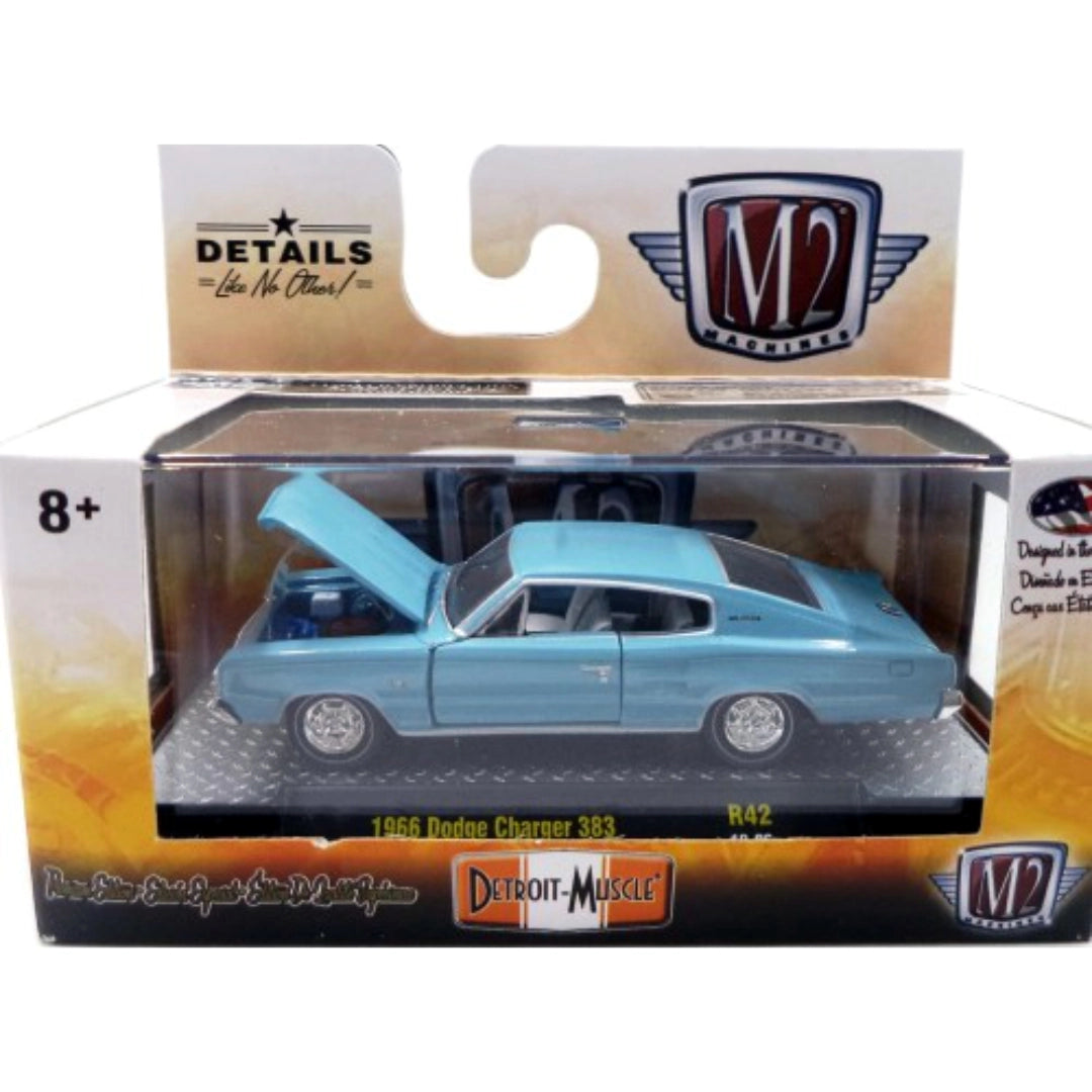 1966 Dodge Charger 383 - Light Blue (Detroit-Muscle Release 42)