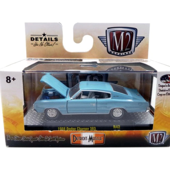 1966 Dodge Charger 383 - Light Blue (Detroit-Muscle Release 42)