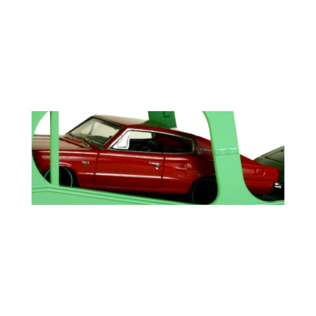 1966 Dodge Charger 383 - Red (Auto-Haulers / Walmart Exclusive - Set)