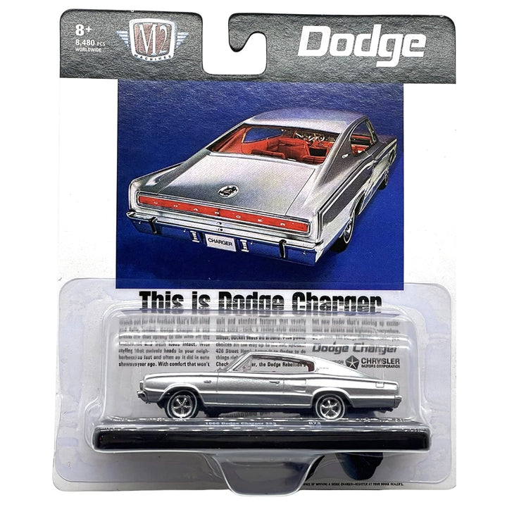 1966 Dodge Charger 383 - Silver (Regular / Blister Card)