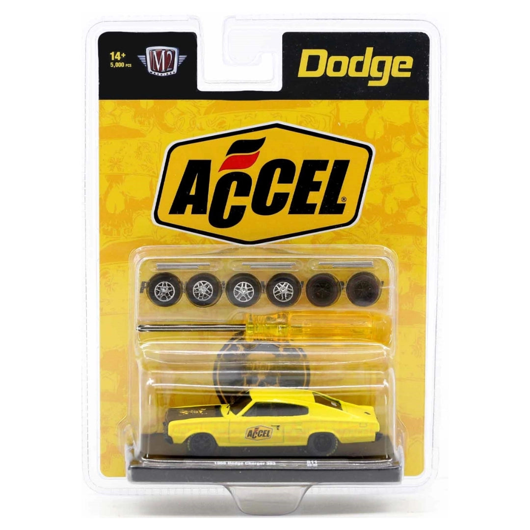 1966 Dodge Charger 383 - Yellow (Auto-Wheels / Accel Ignition / Tool Kit)