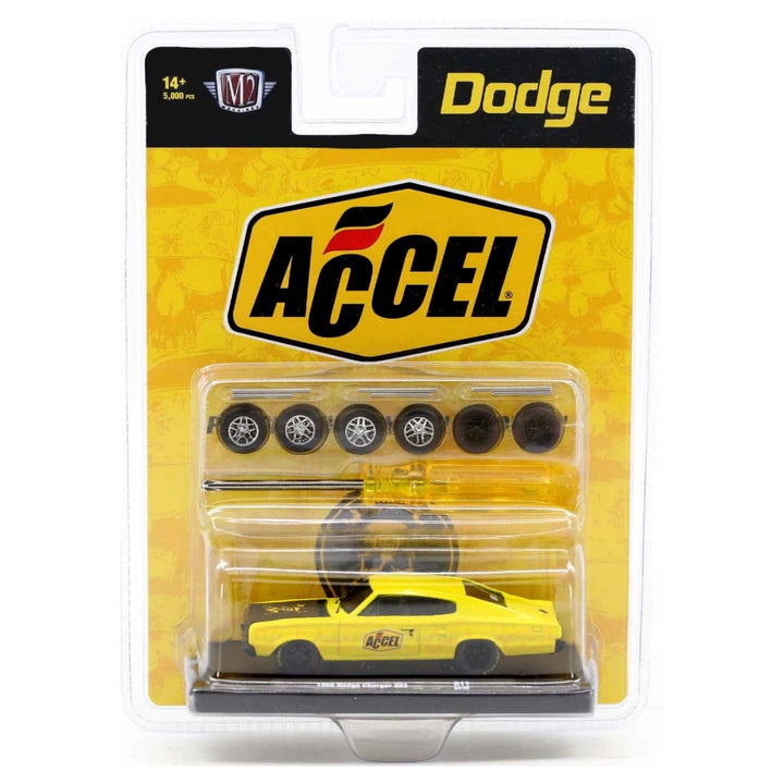 1966 Dodge Charger 383 - Yellow (Auto-Wheels / Accel Ignition / Tool Kit)