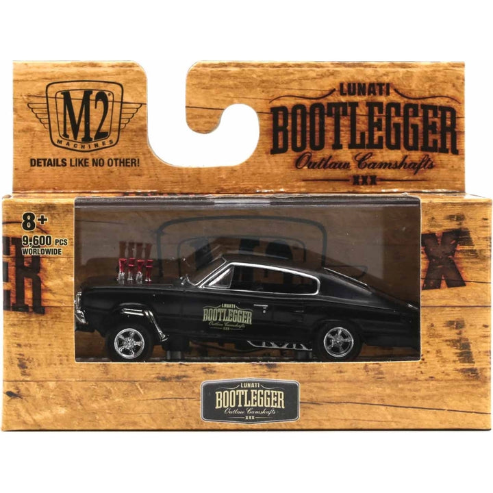 1966 Dodge Charger Gasser - Black (Bootlegger Outlaw / Walmart Exclusive)