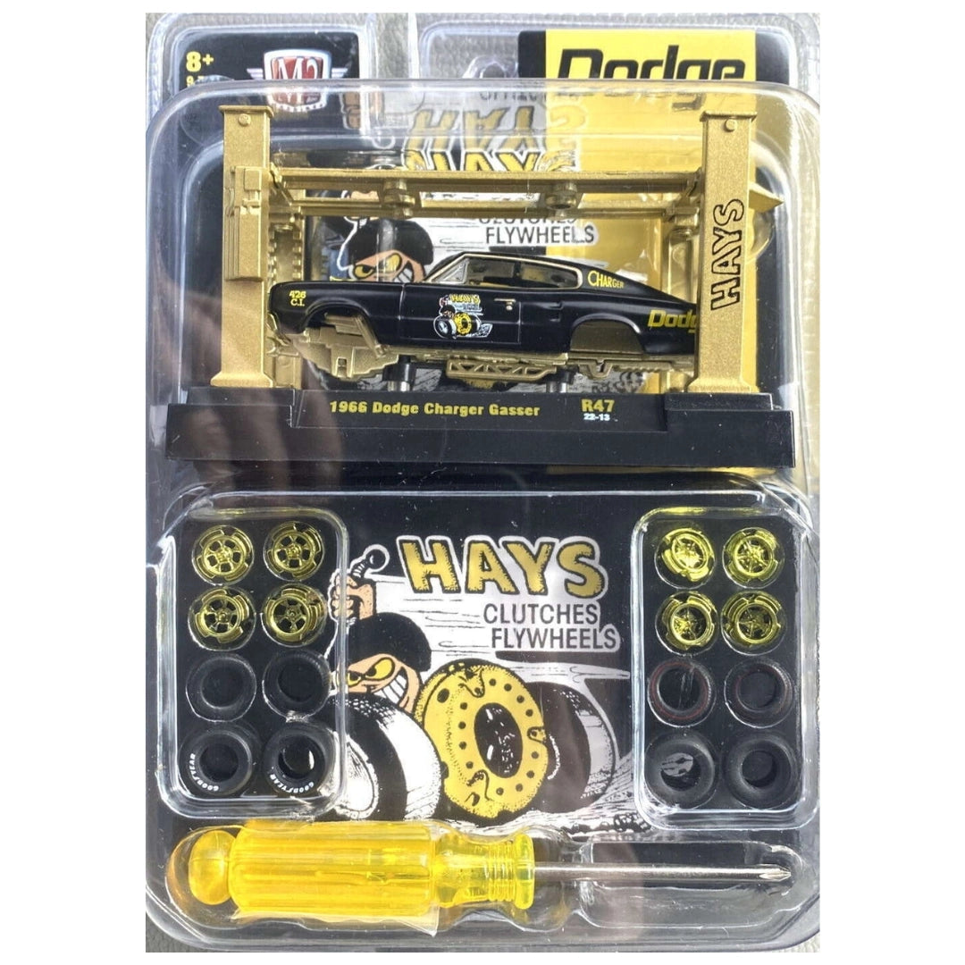 1966 Dodge Charger Gasser - Black (Model-Kit Release 47 / Chase - Gold Parts)