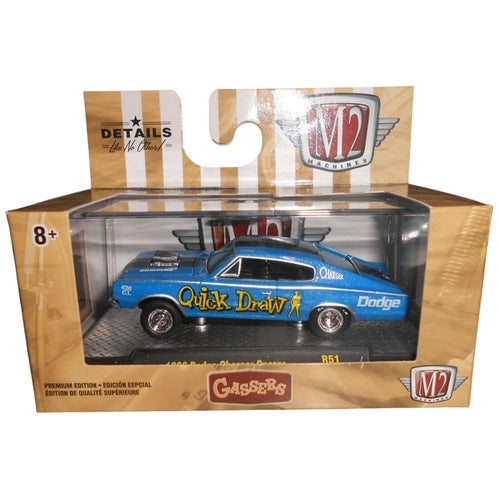 1966 Dodge Charger Gasser - Blue (Quick Draw / Gassers Series Release 51)