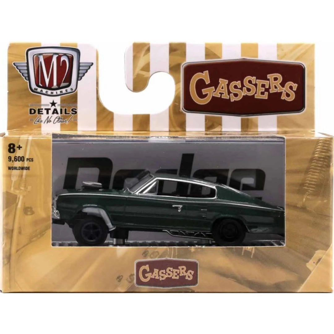 1966 Dodge Charger Gasser - Dark Green (Gassers Series Release 72)