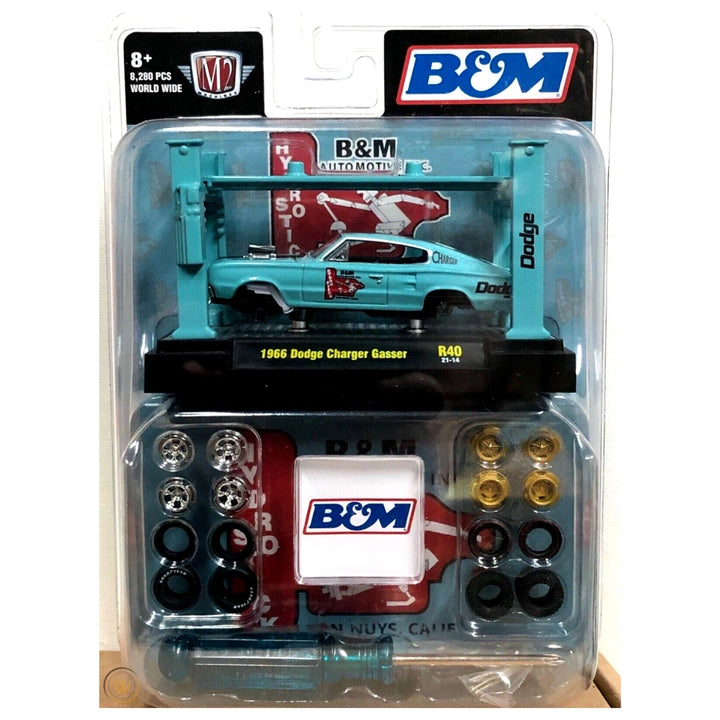 1966 Dodge Charger Gasser - Light Blue (Model-Kit Release 40 / B&M Livery)