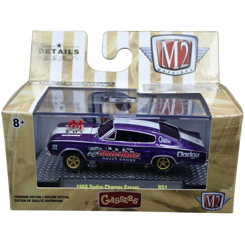 1966 Dodge Charger Gasser - Purple (Gassers Series Release 51 / Speed Dawg Livery)