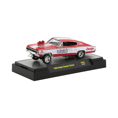 1966 Dodge Charger Gasser - Red & White (Gassers Series GS02 / Standard)
