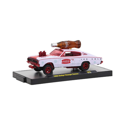 1966 Dodge Charger Gasser - White (Coca-Cola Christmas / Chase - Walmart Exclusive)