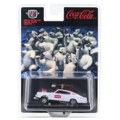 1966 Dodge Charger Gasser - White (Coca-Cola Christmas / Walmart Exclusive - Standard)