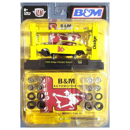 1966 Dodge Charger Gasser - Yellow (Model-Kit / Lift Set)