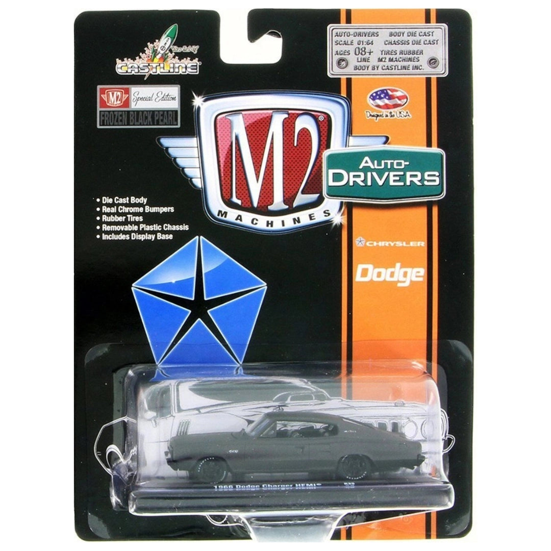 1966 Dodge Charger HEMI - Black (Auto-Drivers Release 35, Frozen Black Pearl)