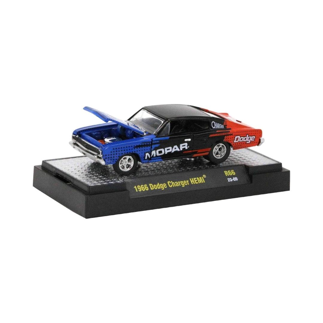 1966 Dodge Charger HEMI - Black & Blue (Mopar Livery / Detroit-Muscle)