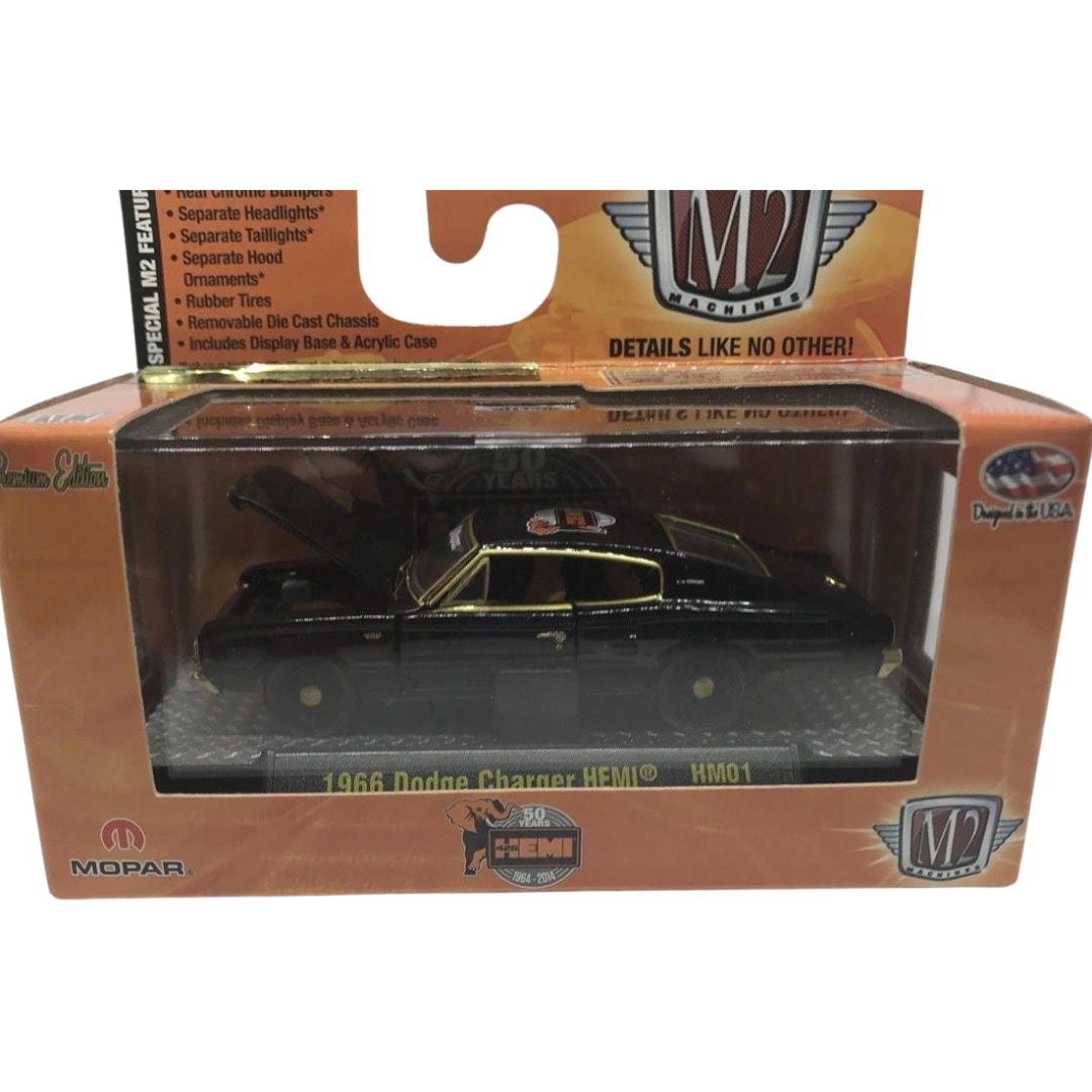 1966 Dodge Charger HEMI - Black & Gold (HEMI Anniversary / Boxed Version)