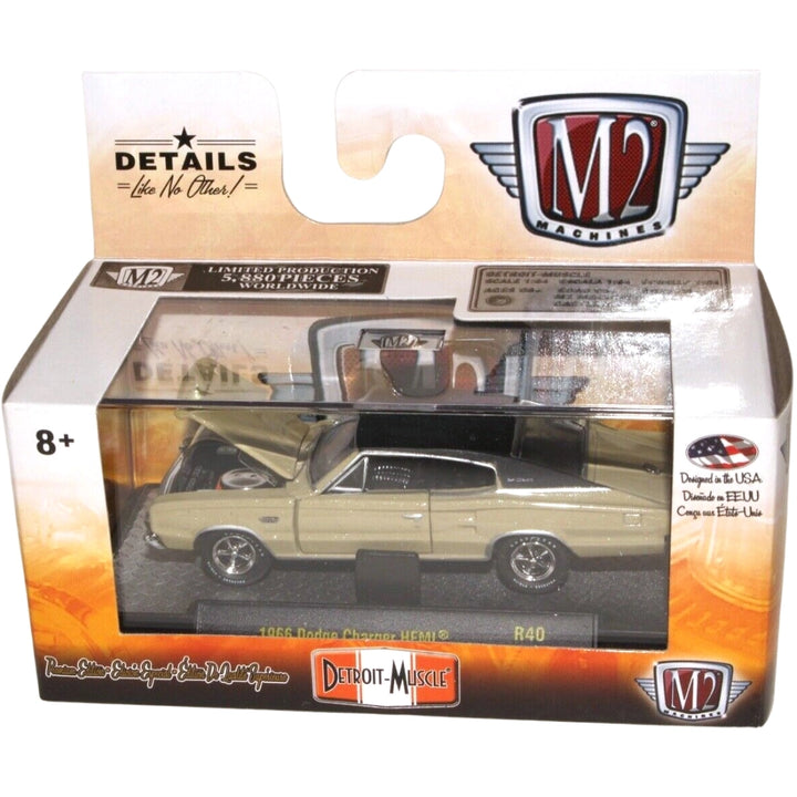 1966 Dodge Charger HEMI - Cream (Detroit-Muscle Release 40)