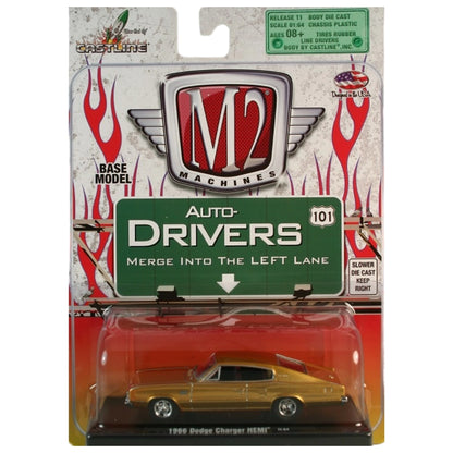 1966 Dodge Charger HEMI - Gold (Auto-Drivers / Blister Card)