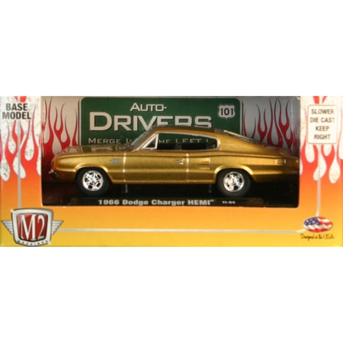 1966 Dodge Charger HEMI - Gold (Auto-Drivers / Boxed Version)