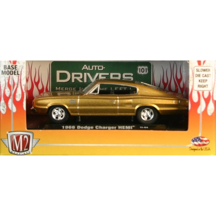 1966 Dodge Charger HEMI - Gold (Auto-Drivers / Boxed Version)