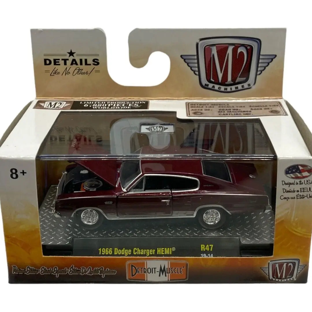 1966 Dodge Charger HEMI - Maroon (Detroit-Muscle)