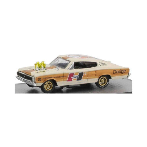 1966 Dodge Charger HEMI - White & Gold (Auto-Haulers / Variant - Set)