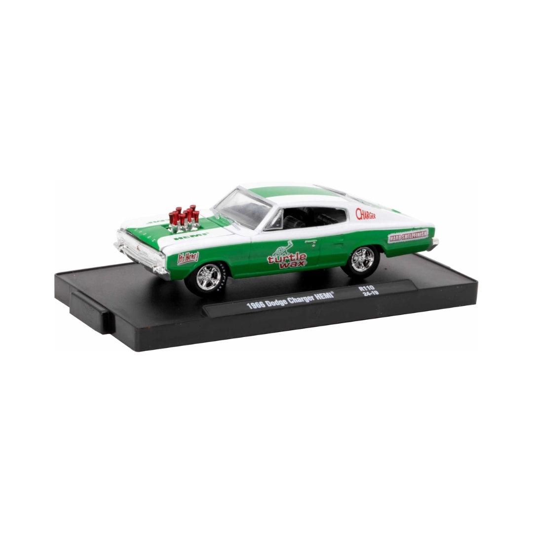 1966 Dodge Charger HEMI - White & Green (Turtle Wax Livery)