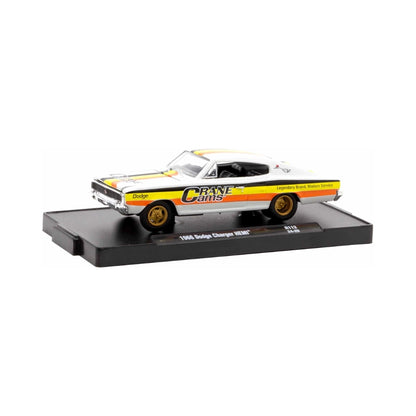 1966 Dodge Charger HEMI - White & Yellow (Crane Cams / Brass Rims, Silver Chrome, Black Interior)