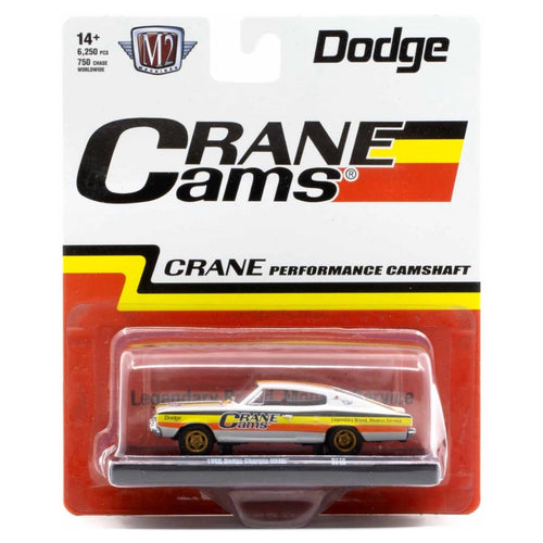 1966 Dodge Charger HEMI - White & Yellow (Crane Cams / Brass Rims, Silver Chrome, Black Interior)