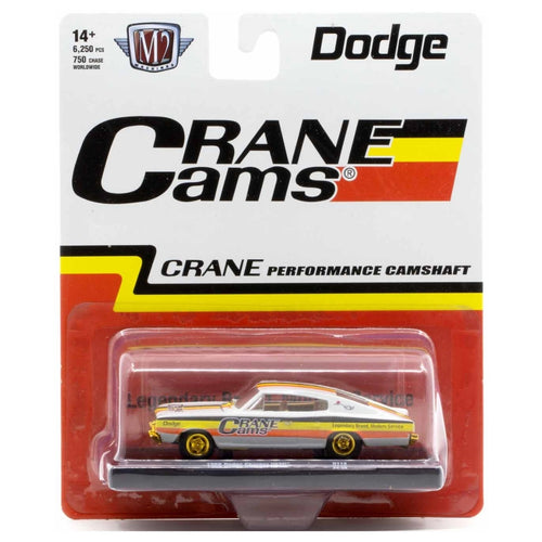 1966 Dodge Charger HEMI - White & Yellow (Crane Cams Chase / Gold Chrome, Gold Interior)