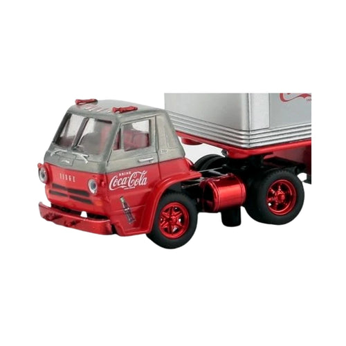 1966 Dodge L600 COE - Red Coca-Cola (Super Chase, Red Wheels)