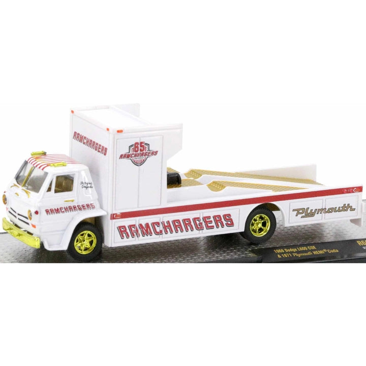 1966 Dodge L600 COE - White Ramchargers Chase